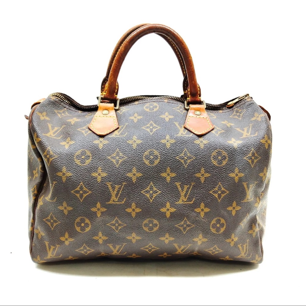 AUTH Louis Vuitton LV Hand Bag  Speedy 30 Brown Monogram